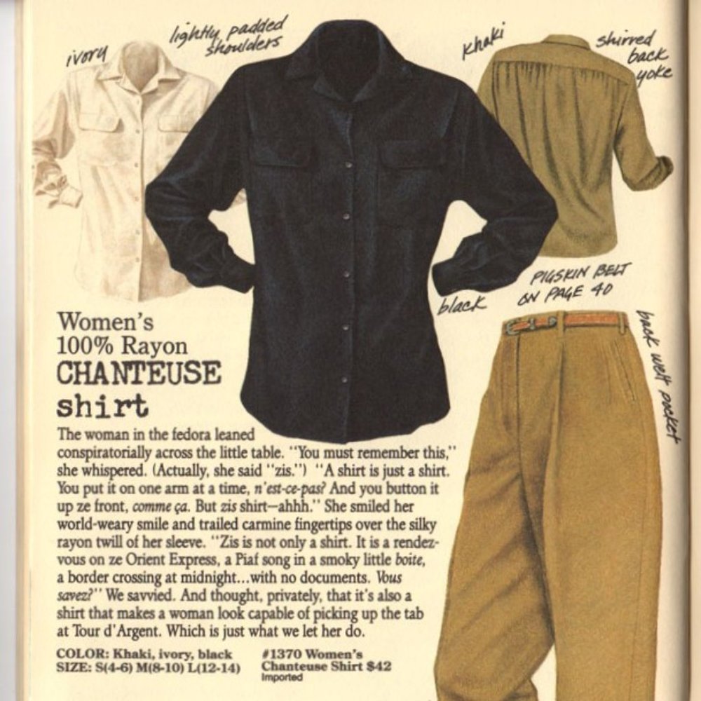 Vintage | Banana Republic Women's Chanteuse Shirt - Picture 3 of 16